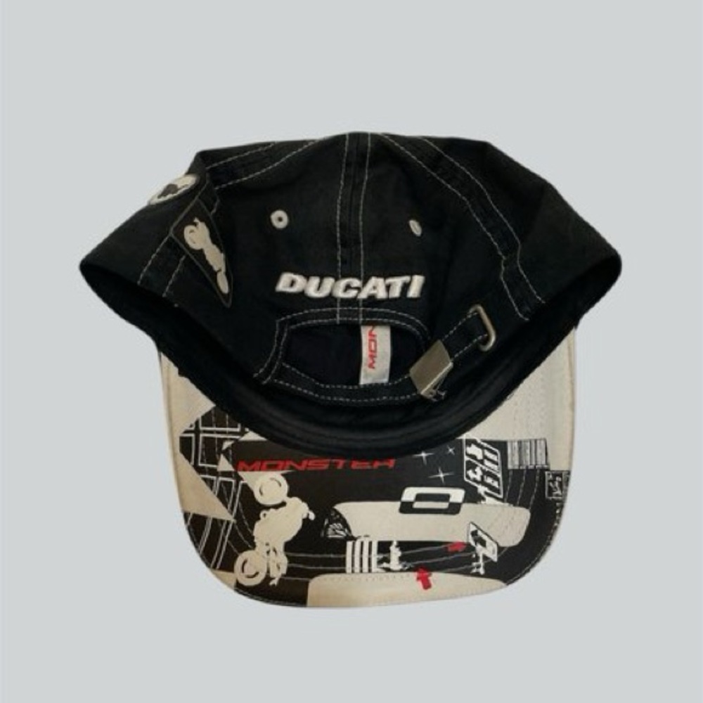 Ducati X Monster Vintage Racing Hat OS - Picture 5 of 7